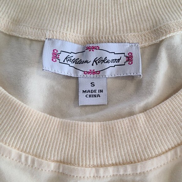 Kathleen Kirkwood Layering Tank Lace Dress Extender Romantic Fairycore Small - Picture 4 of 8